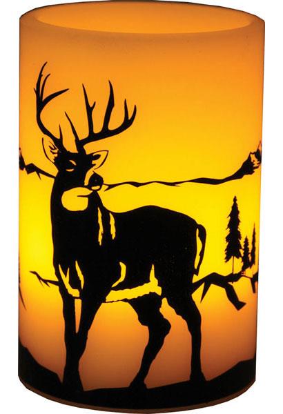 Deer LED Candle – 4 x 6″