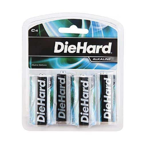 Diehard Size C Batteries 4 Pack