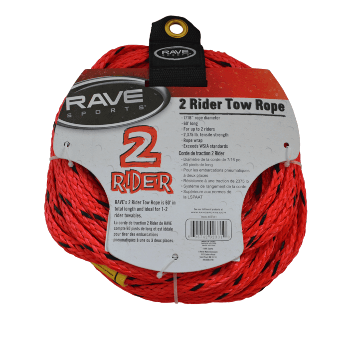 Rave Sports 1-Section 2-Rider Tow Rope