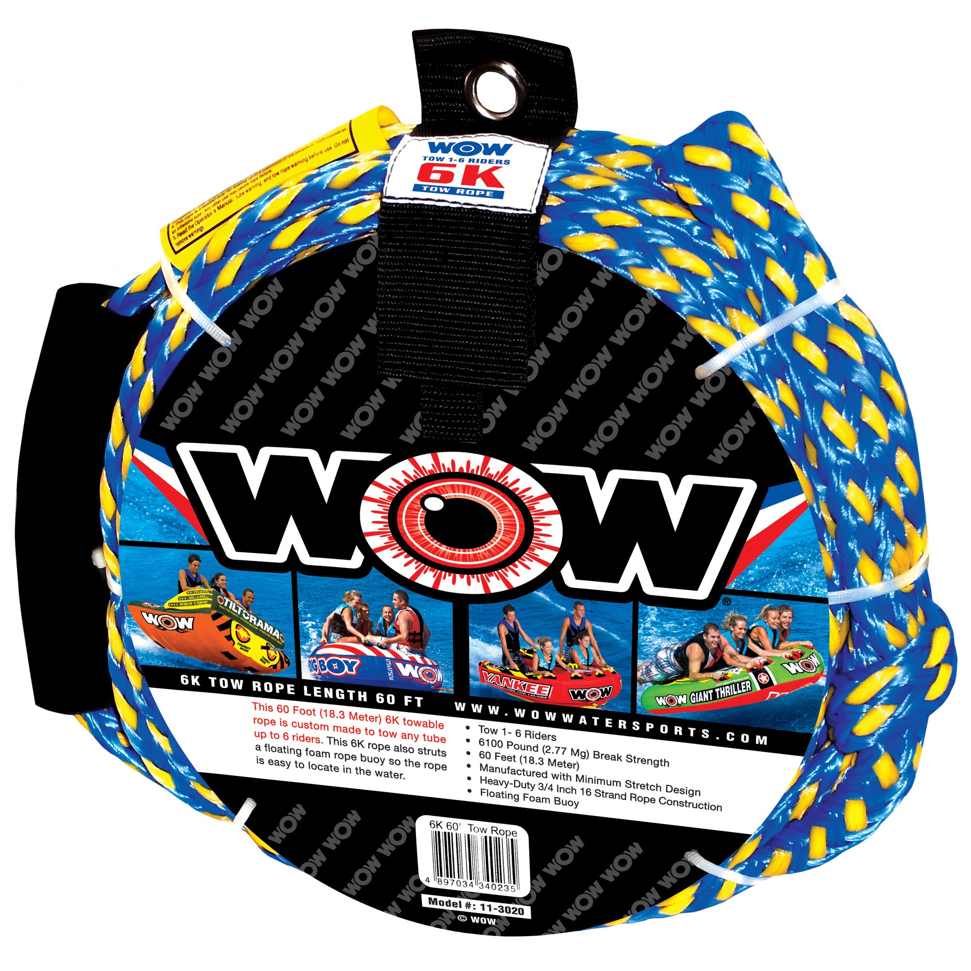Wow 6K 60ft Tow Rope