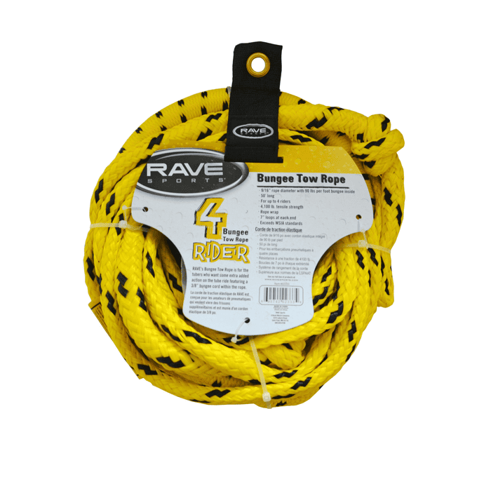 Rave Sports 50′ Bungee 1-4 Rider Tow Rope