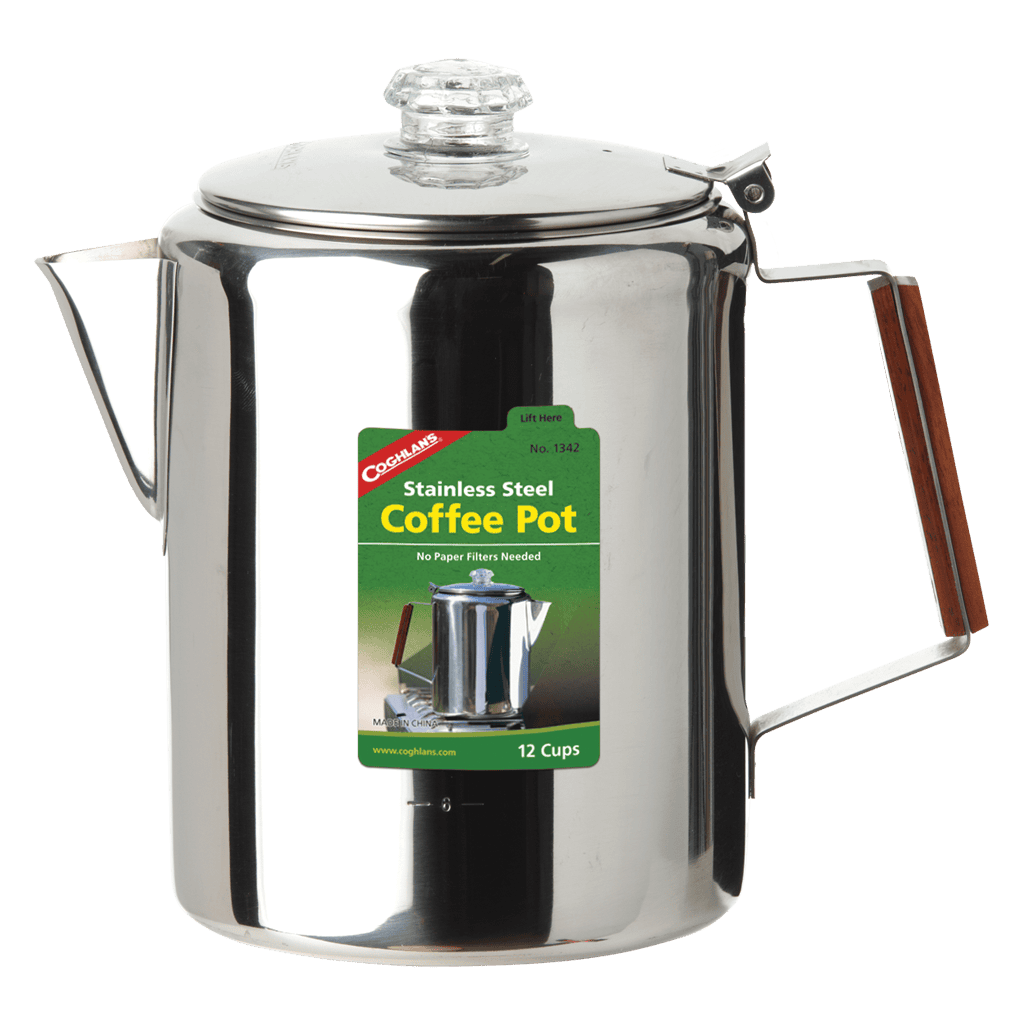 Stainless Steel Coffee Pot – 12 Cup