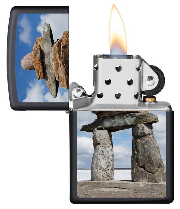 Zippo Souvenir Inuit Stone Lighter - Image 3