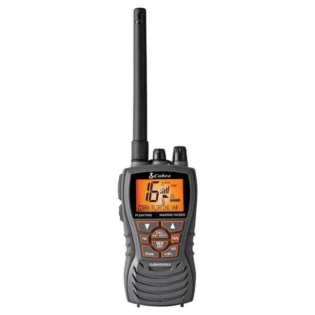 Cobra MR HH350 FLT – 6 Watt Floating VHF Radio Grey