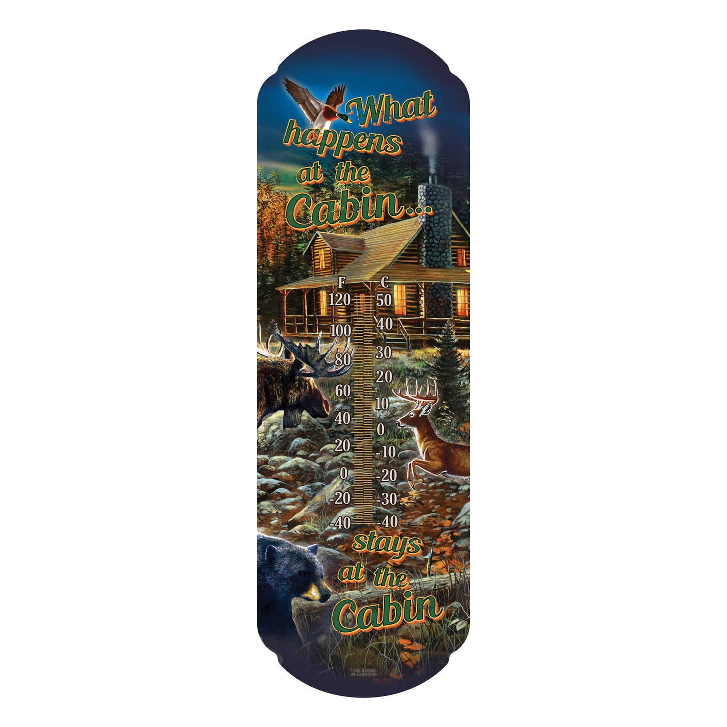 Tin Thermometer – Stays at the Cabin