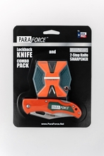 Paraforce Lockback Knife & Sharpener Combo
