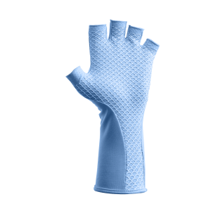 Pursuit Sun Glove Carolina Blue Palm