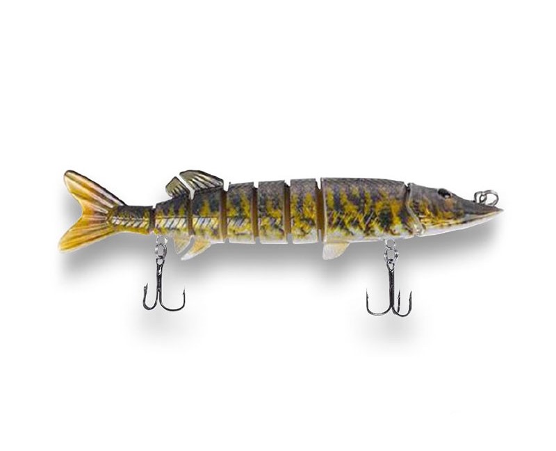 Pike Bomb Lure - Tiger Trout, 5in