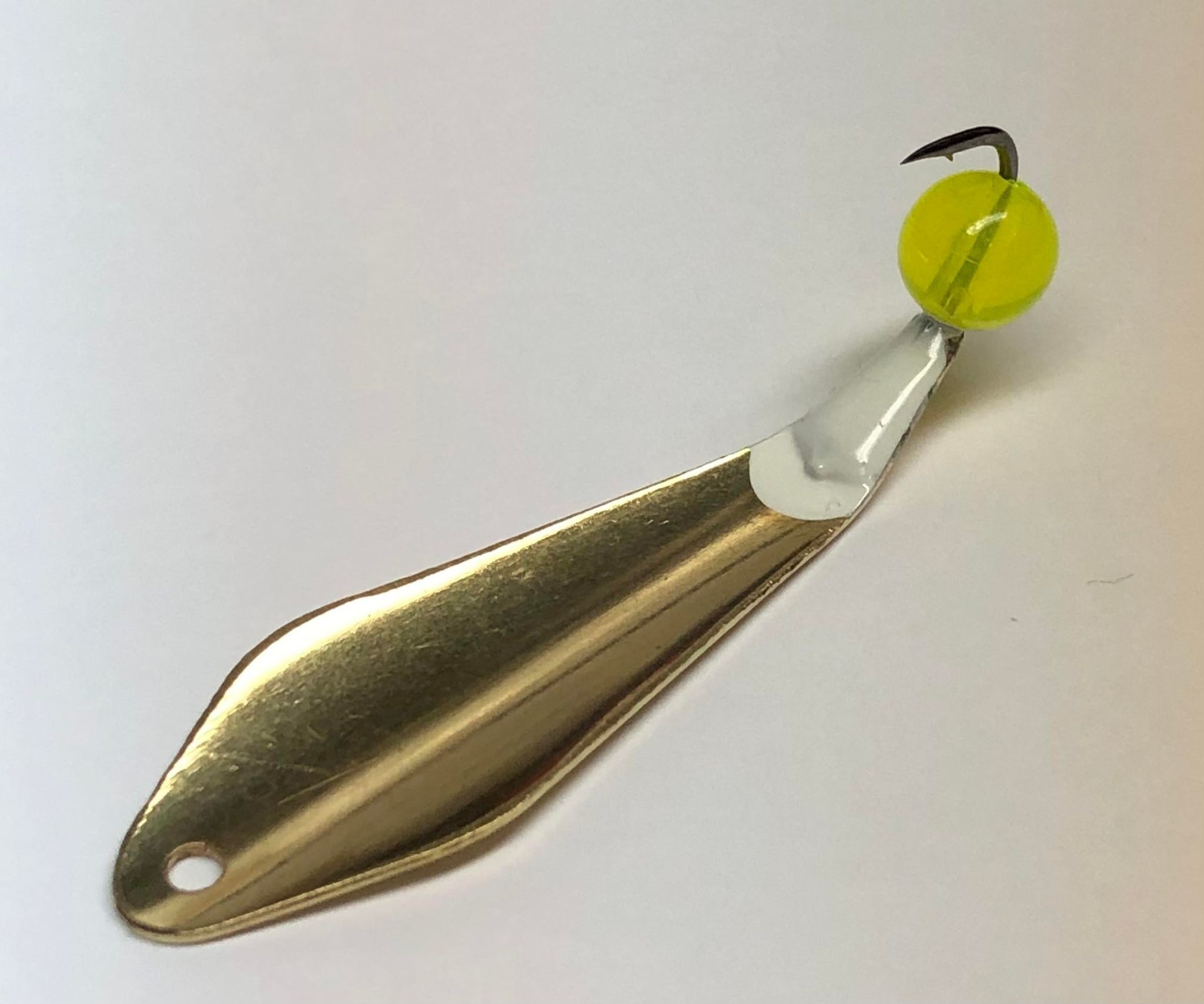 Brass Diamond Top Slab Grabber - Clear Chartreuse, 2, 6mm