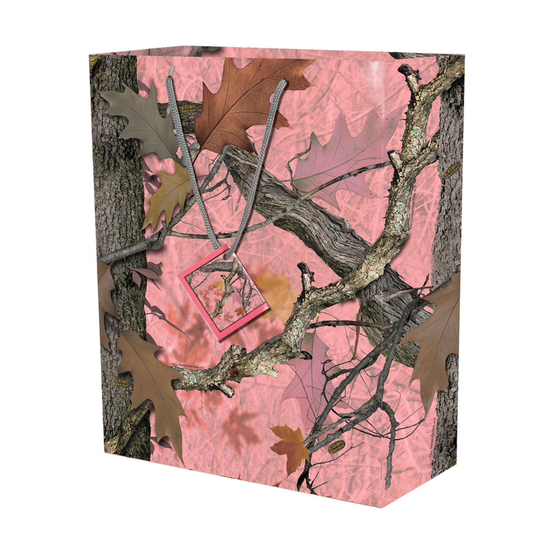 Gift Bag – Pink Camo, Medium