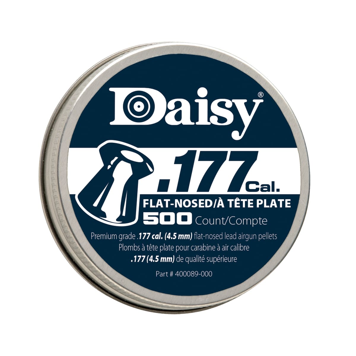 Flat-Nosed Pellets – .177, 500 Count