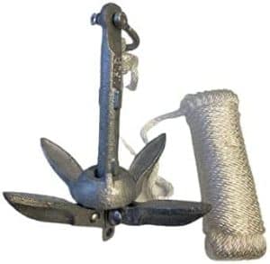 1.5 anchor with/shackle & 30' 3/16" with nylon line