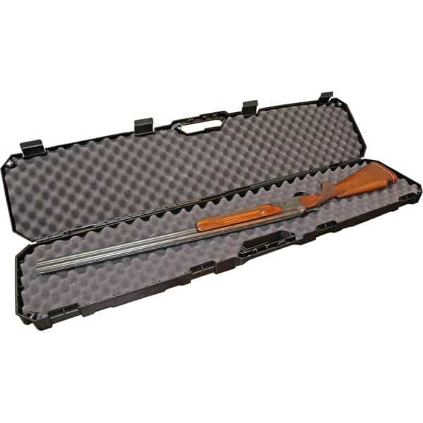 Another angle of the rifle case with an example rifle laid inside