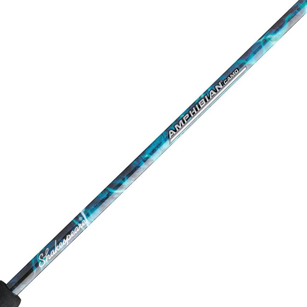 Amphibian® Camo Spincast Combo - 5'6, Blue