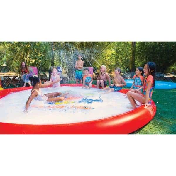 10ft Splash Pad with Sprinkler Action Shot Kids