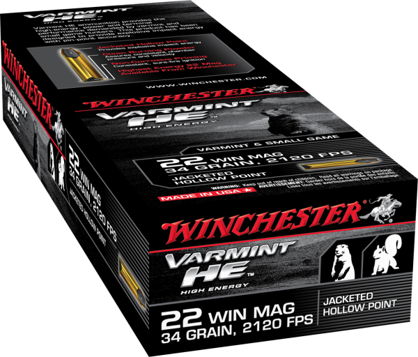 22 Win Mag - 34 Grain