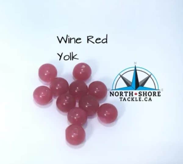 8mm Acrylic Yolk Effect - Wine Red Yolk