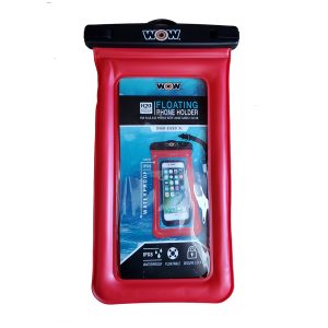 H20 Proof Smart Phone Holder Red