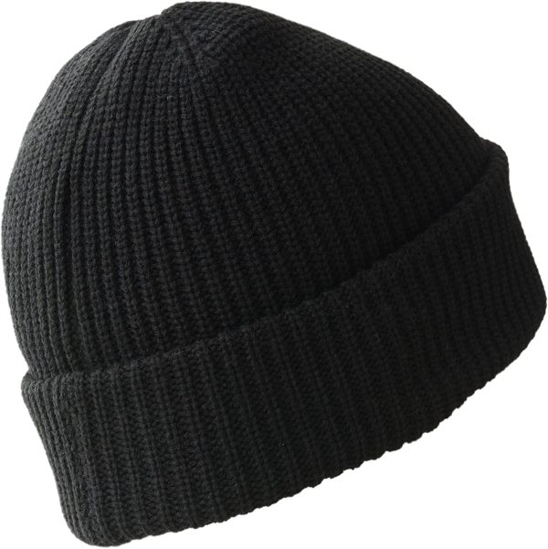 Huk Knit Beanie Black Back