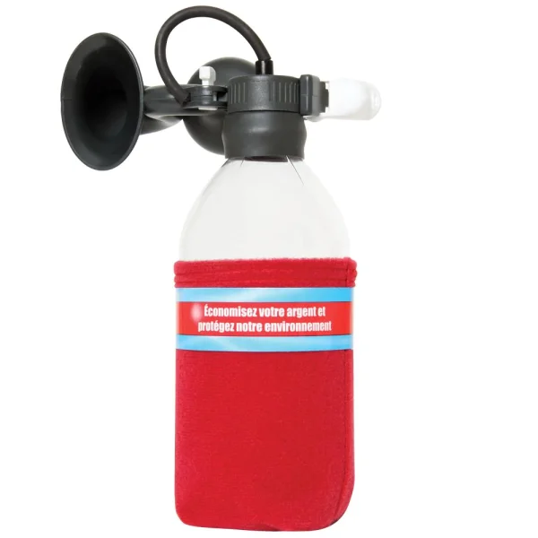 Rechargeable safety signal air horn.