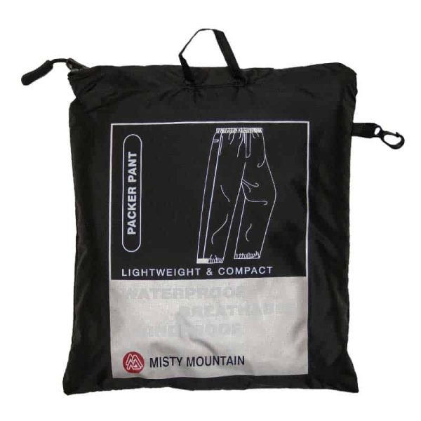 Misty Mountain Packer Rain Pant Zipper Bag