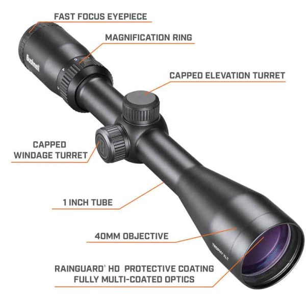 Trophy XLT 3-9x40 Riflescope Detail