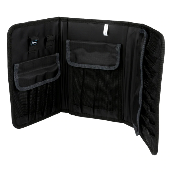 Shimano Butterfly Jig Storage Bag Inside view of pockets