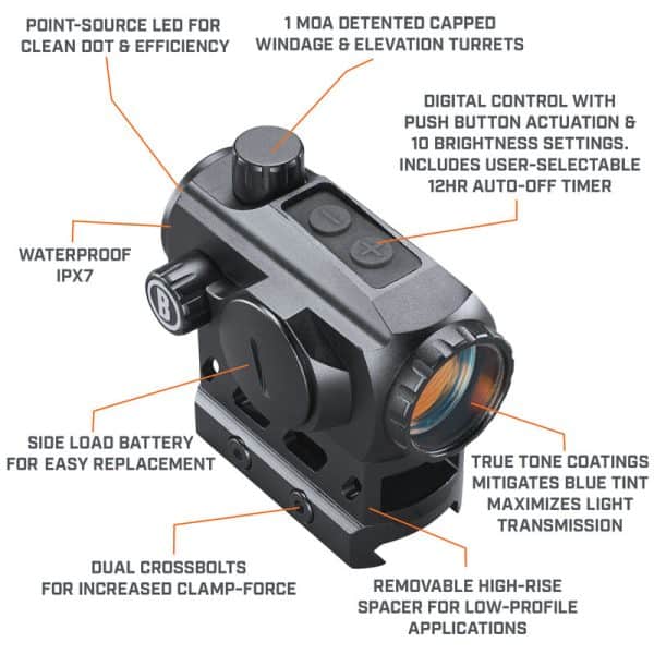TRS-125 Red Dot Sight Detail