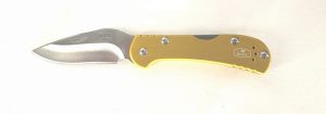 Mini Spitfire, 2.75" Folding Blade, Yellow