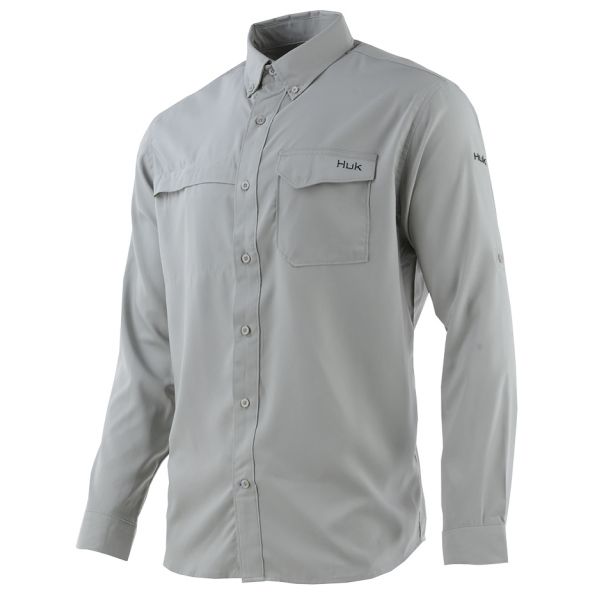Tide Point Solid Long Sleeve Shirt Grey