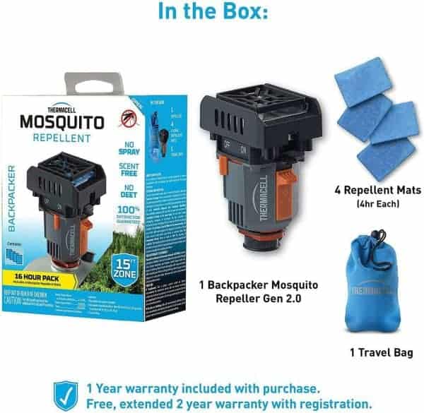 Thermacell Backpacker Mosquito Repeller unboxed