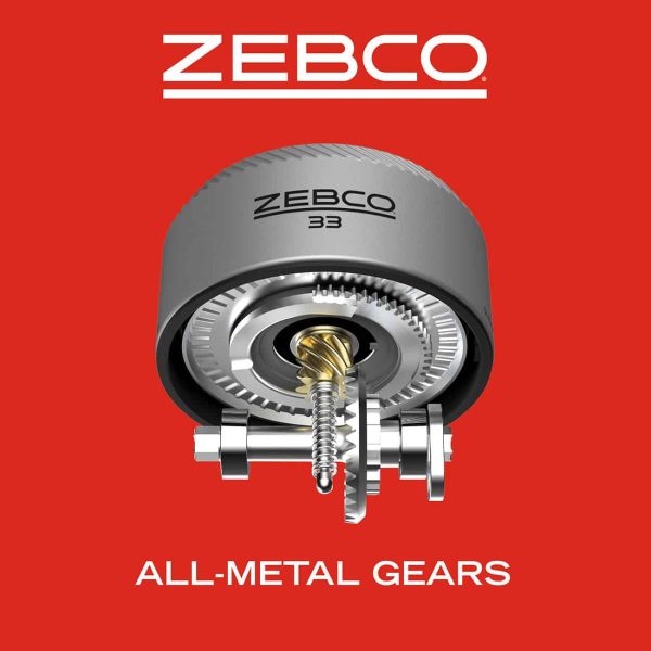Zebco 33 MAX Gold Spincast Reel Gears