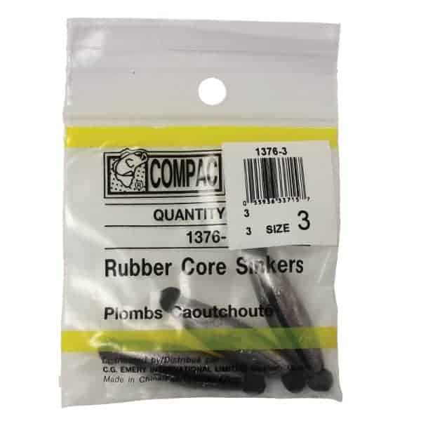 Rubber Core Sinker Detail