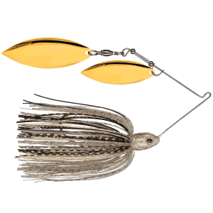 Tour Grade Compact Double Willow Spinnerbait Gold Shiner