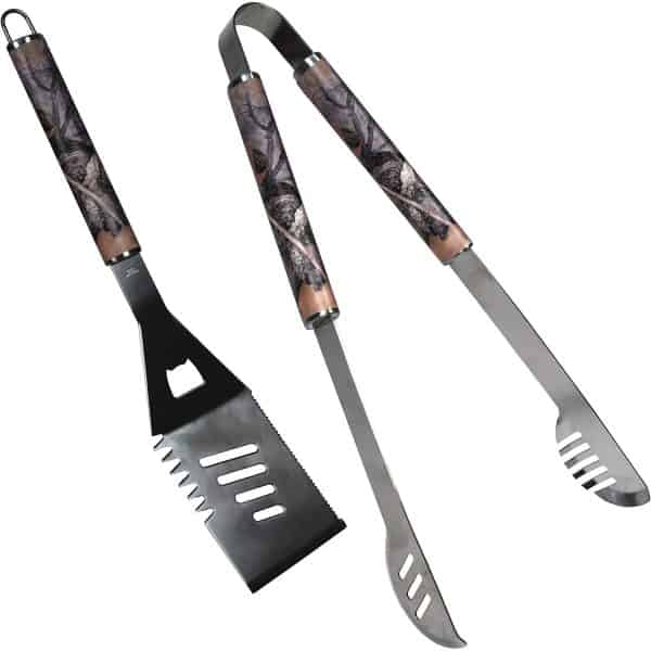 BBQ TOOL SET SS 2-PIECE - CAMO