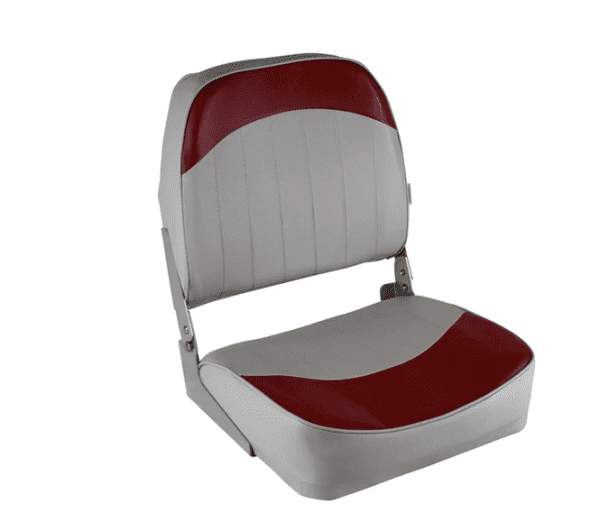 Promotionall Low Back Fishing Seat grey red