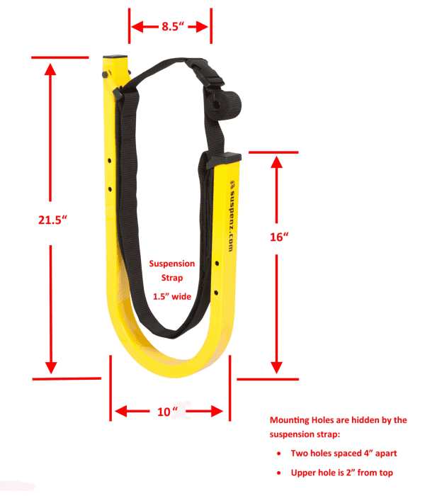 SUP Rack Dimensions