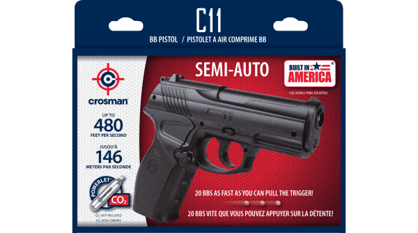 C11 Semi-Auto CO2 Air Pistol - BB Detail