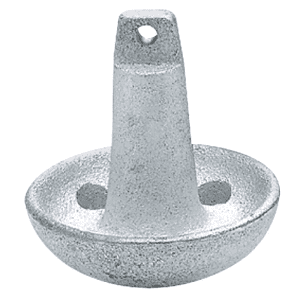 Mushroom Anchor Aluminium