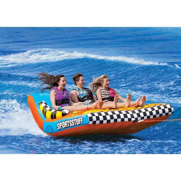 Rock and Tow 3-Person Towable Tube Action Shot Front
