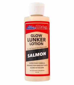 Atlas Mike’s Glow Lunker Lotion - Salmon / Glow