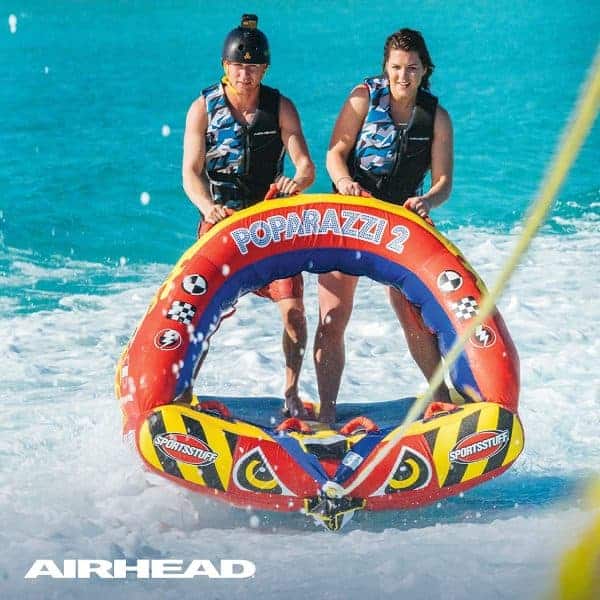 Poparazzi 2 | 1-2 Rider Towable Tube for Boating Standing