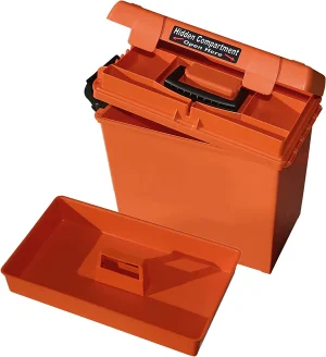 Sportsmen's Plus Utility Dry Box O-Ring Sealed - 15" x 8.8" x 13", Orange