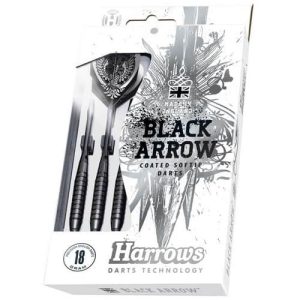 Harrows Black Arrow Brass Soft Tip Darts