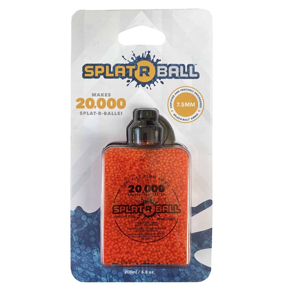 SplatRball 20K Orange Water Bead Ammunition Box