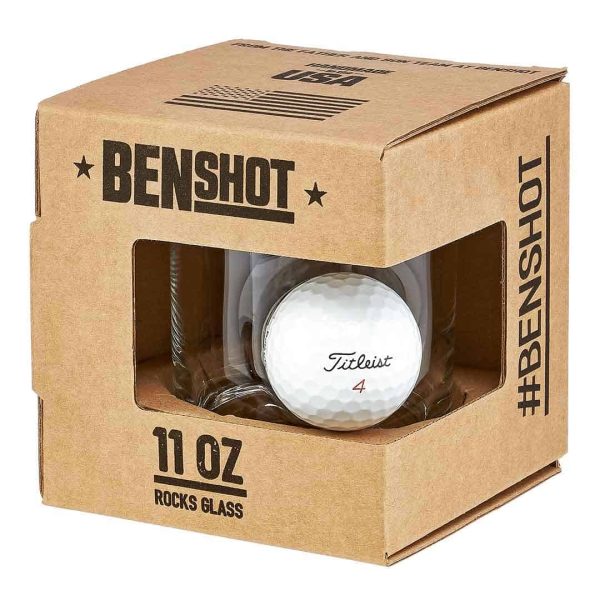 Golf Ball Rocks Glass Set - 11oz - Image 2