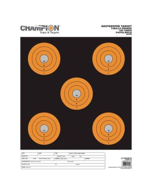 Shotkeeper - 5 Bullseye, Large, Orange