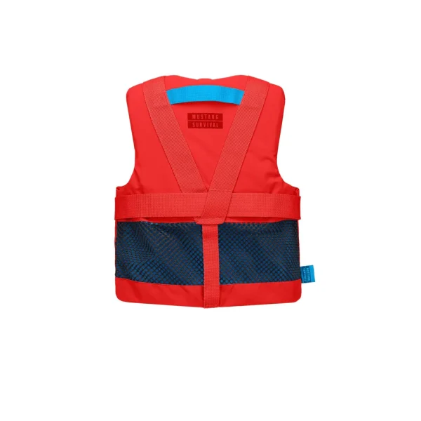 Youth Rev Foam Vest - Imperial Red Detail