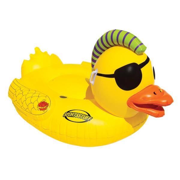 Yellow Punk Pirate Duck Float