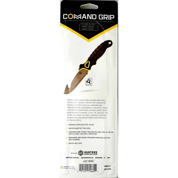 Command Grip Knife with Gut Hook